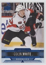 2017-18 Upper Deck Overtime Rookies Blue Foil Colin White #112 xp6