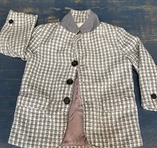 EUC Vintage 1960s 4T Children  s Toddler Plaid Styled Blazer Button Up