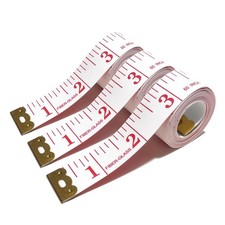 3pc Tape Measure Body Measuring Tape, Soft Fabric Measuring Tape