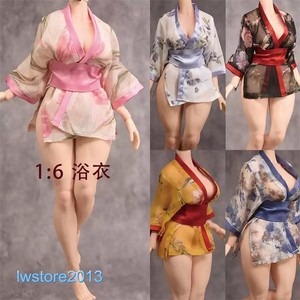1:6 Bathrobe Yukata Clothes Model For 12" Female PH TBL JO LD Figure Body Toys