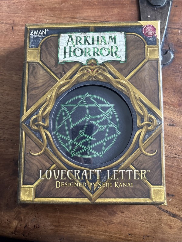 Arkham Horror Lovecraft Letter Game New Unused Fantasy Flight Games