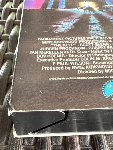 The Keep 1983 VHS paramount home video rare horror supernatural - Picture 4 of 13