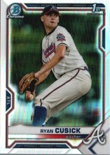 2021 Bowman Draft #BDC-27 Ryan Cusick Chrome Refractor