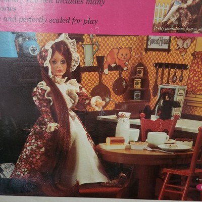 Vintage Jody & Her Country Kitchen Playset  1975  Ideal  Mint in Box