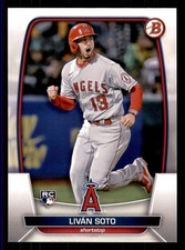 2023 Bowman Livan Soto #46 RC Los Angeles Angels