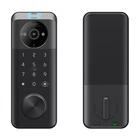 Tyvolixion Locks Electric Smart Door Lock Built-in Video Doorbell Digital Keypad