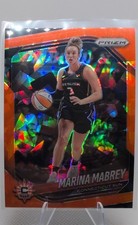 2025 Panini Prizm WNBA - Marina Mabrey #18 Orange Ice Prizm