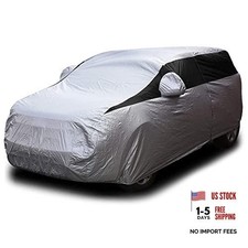 Titan Lightweight Poly 210T Car Cover for Compact SUV 170-187". Waterproof, UV