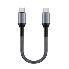 USB C to USB C Cable,Short Braided Type C Cord,PD Fast Charging Wire for iPhone
