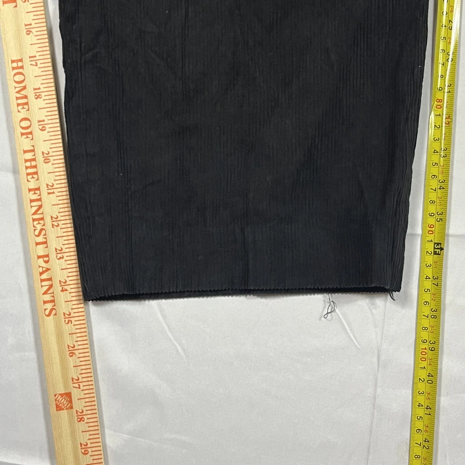 Braggi Louis Raphael Hombres 41 Negro Doble Plisado Ancho Pana de Ballena Pantalones Él Foto 4 de 4