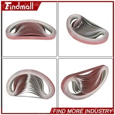 Findmall 24 Pcs 1 X 30 Inch 60 80 120 150 240 400 Grits Belt Sander Sandpaper