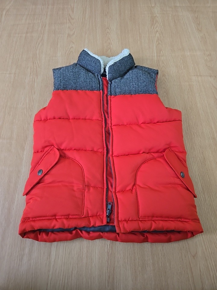 Gap Kids Puffy Vest with Sherpa Collar - Size XL- Excellent Condition