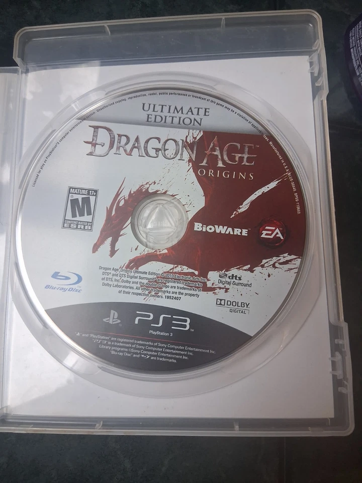 Dragon Age Origins Ultimate Ed. - Sony PlayStation 3 CIB probado funcionando Foto 2 de 4
