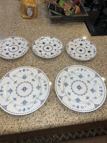 Franciscan Denmark denmark pattern plates Set Of 5 - Picture 2 of 8