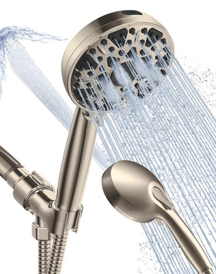 #ad Shower Head With Handheld 7 Settings High Pressure Built in Power Wash to Cl... $45.39