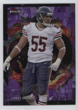 2024 Topps Finest Rare Purple Refractor 46/125 Lance Briggs #298 1kf2
