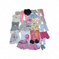 28 tlg. Bekleidungspaket Mädchen Gr.110/116  Kleider Leggings Frühling Sommer