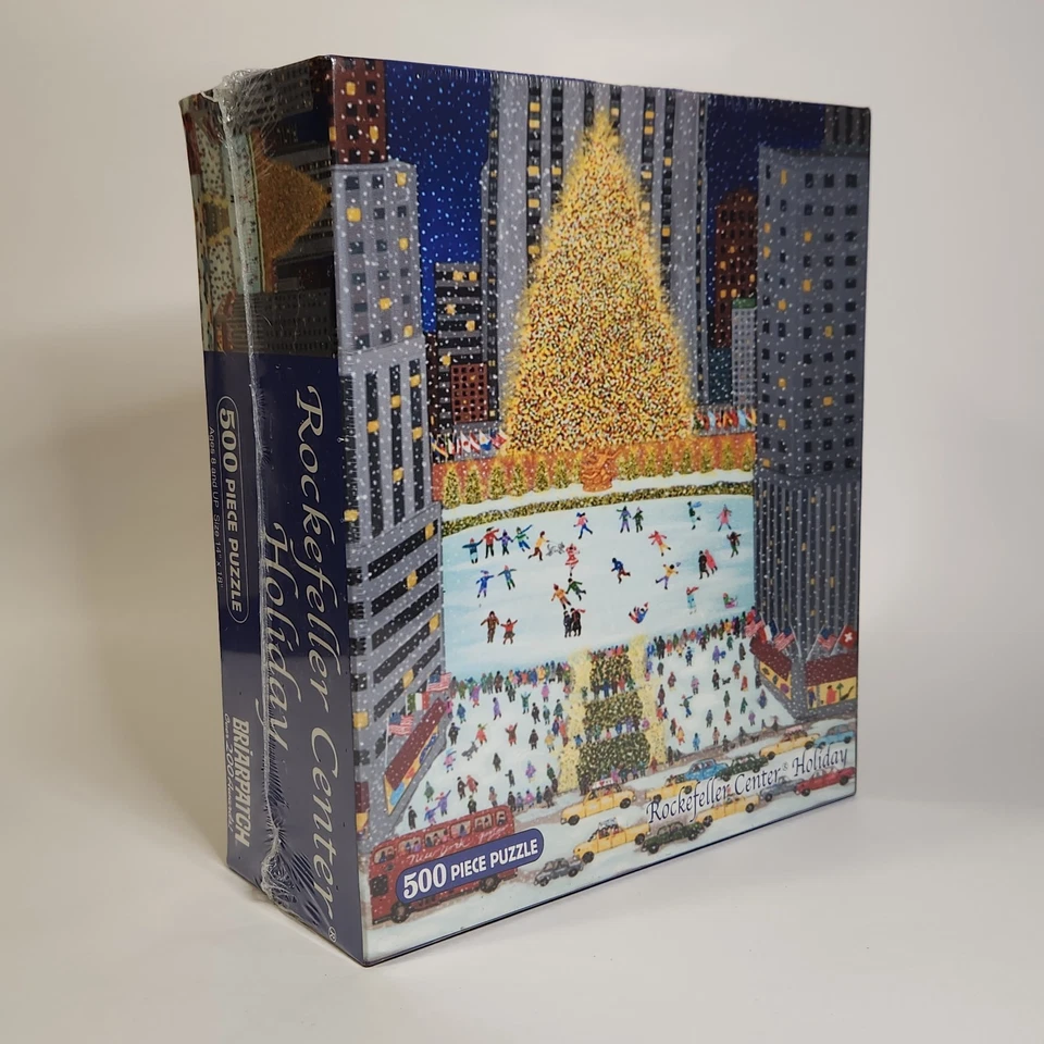 NUEVO Rompecabezas Rockefeller Center Holiday 500 piezas - Briarpatch - 14" x 18" Foto 2 de 4