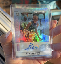 Panini 2025 Prizm WNBA Saniya Rivers Connecticut Sun Rookie Auto TB-SR