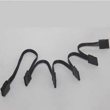 1in5 Big 4P Female to SATA Power Connection Expansion Cable Female 4PIN to 15PIN