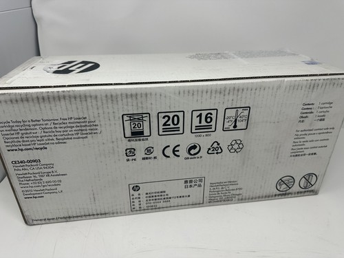 HP CE340AC OEM Black Toner Cartridge Compatible with HP Printers 700 MFP M775 - Afbeelding 3 van 3