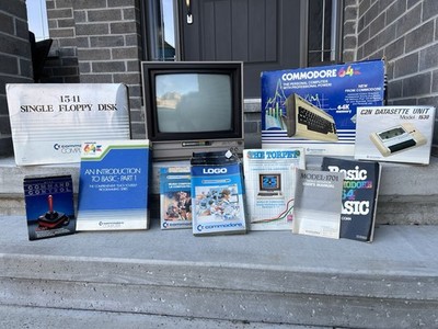 Commodore 64 Computer Bundle | 1541 Drive | 1701 Monitor | 1530 Cassette PLUS