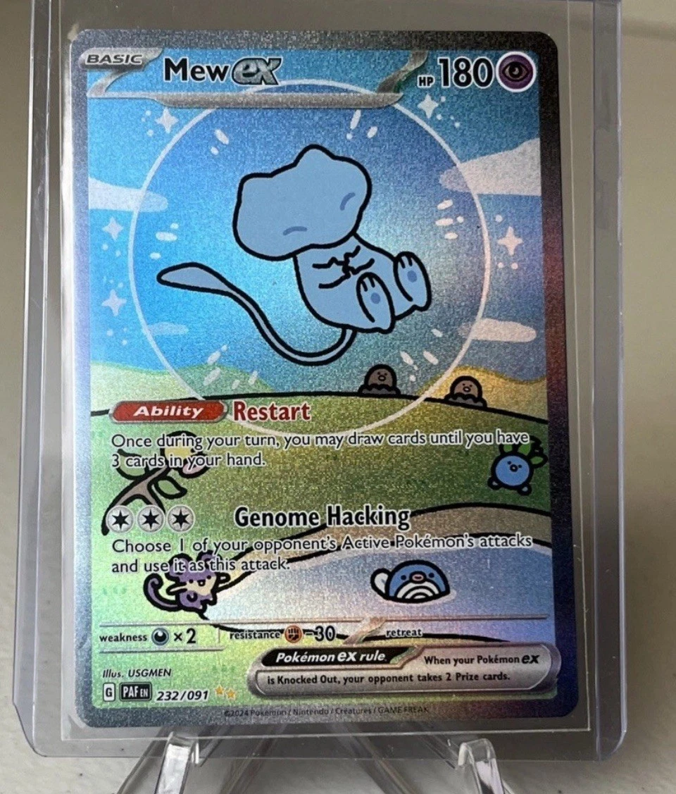 Pokemon TCG Bubble Mew EX : Paldean Fates 232/091 Special Illustration Rare NM