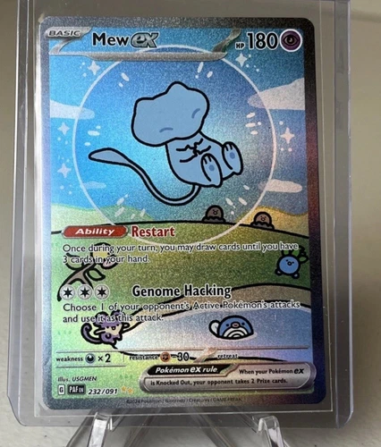 Pokemon TCG Bubble Mew EX : Paldean Fates 232/091 Special Illustration Rare NM