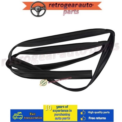 For 03-07 Accord Left Front Window Run Channel Molding Glass Guide Rubber Seal