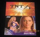 VINTAGE 2004 WWE SMACK DOWN AUTOGRAPH DAWN MARIE CARD WITH COA — photo 1