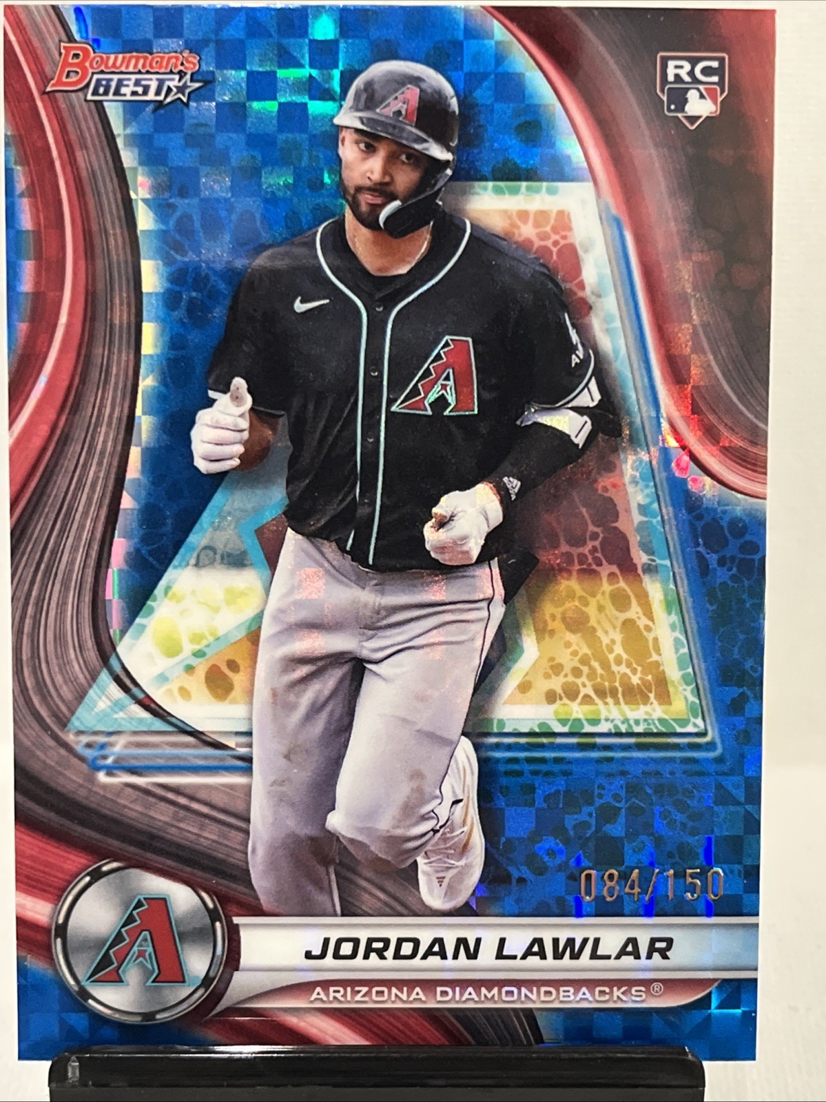 2024 Bowman's Best - Jordan Lawlar #4 Blue X-Fractor /150 (RC)