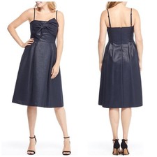 Gal Meets Glam Women's Sleeveless Lucille Starry Night Fit & Flare NEW $198