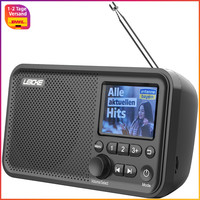 "Dab+ Radio Tragbar Bluetooth 5.0 2,4\" Farbdisplay 2000Mah Akku KüChenradio"