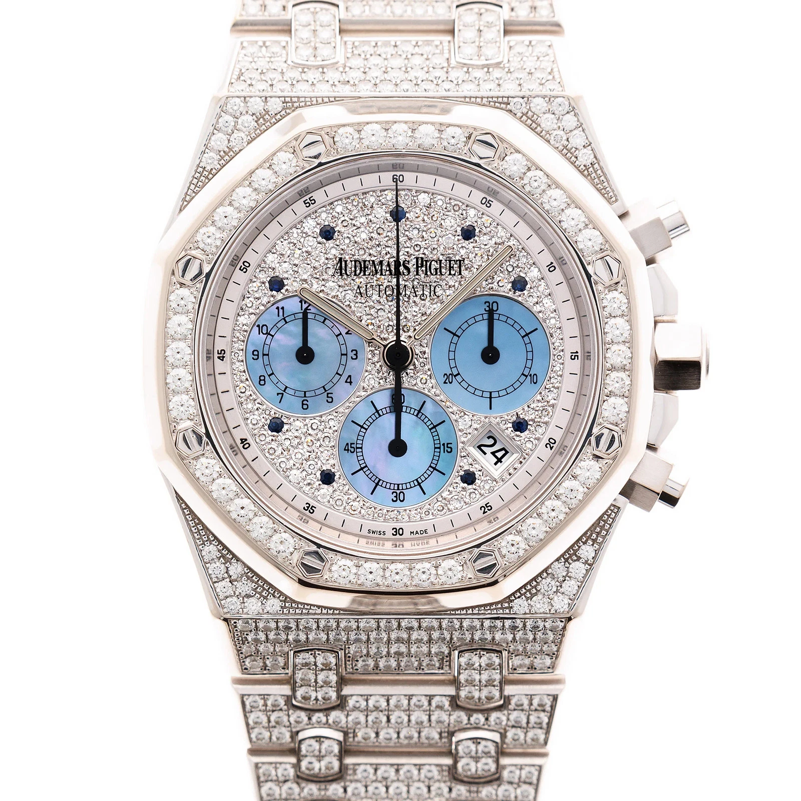 Audemars Piguet — Audemars Piguet White Gold Royal Oak Chronograph Ref. 25978