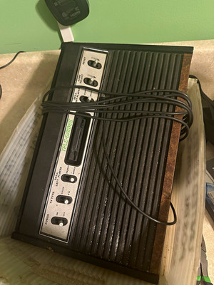 Atari 2600 Console Mixed Lot w/ 3 Controllers, 6 Games & Game Cartridges