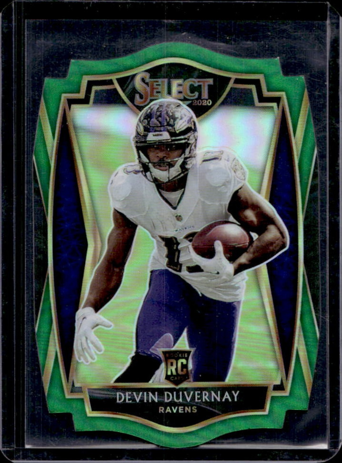 Devin Duvernay Panini Select #177 Die-Cut Green