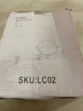 LANSI Wall Mirror 10x/1x, 360° Extendable 8" Vanity Mirror for Makeup/Shaving