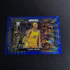 Angel Reese 2024-25 Panini Prizm Draft Picks BLUE WAVE IMAGE VARIATION /249 WNBA