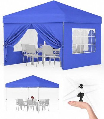 Faltpavillon 3x3m  & Stabil - Pop up Pavillon aus 420D Oxford mit UV-Schutz 50+