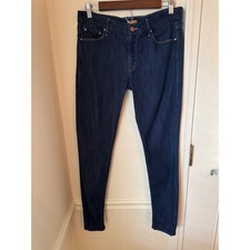 Mother The Looker Midnight Storm Skinny Jeans Dark Wash Size 30 Made in USA