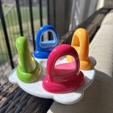 Nuby Popsicles Molds 4 Handle Garden Fresh Fruitsicle Frozen Pop Tray BPA Free