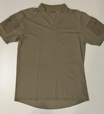Velocity Systems BOSS Rugby Short Sleeve Coyote Combat Shirt Size: MEDIUM