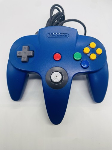 Nintendo 64 N64 Console Midnight Blue + Blue & Clear Green Controller Tested - Picture 14 of 21