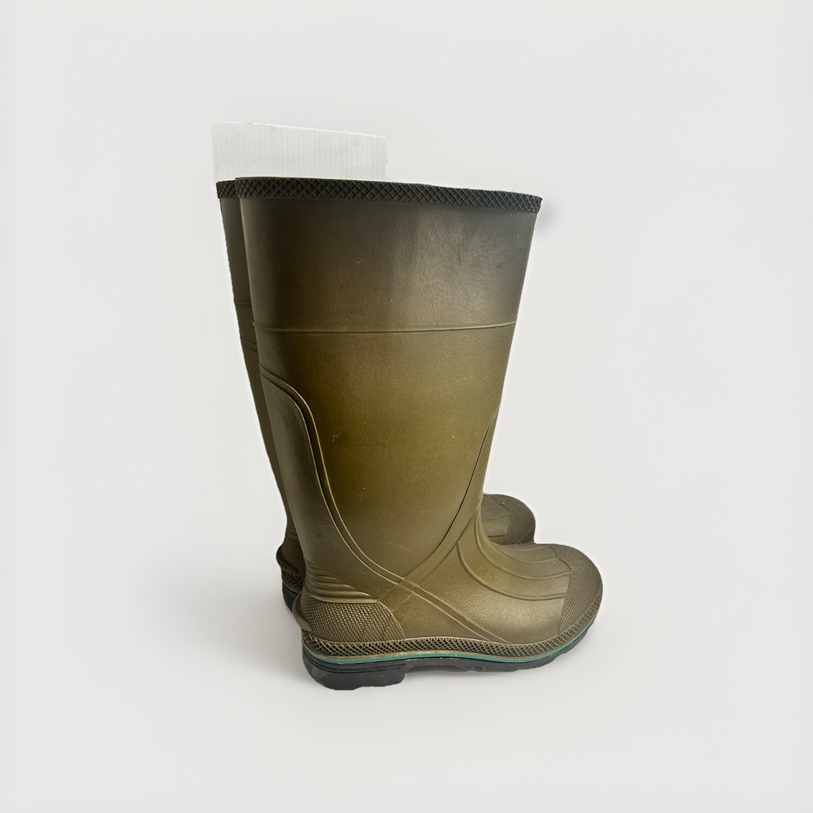 Northerner Rubber Boots Mens Size 11 Green Mud Rain USA Made