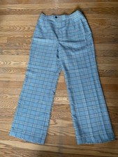 1970  s Vintage Plaid Trousers Pants