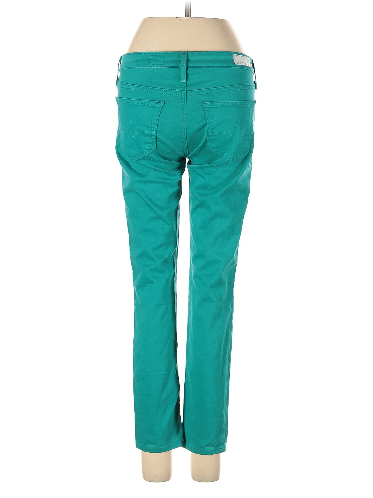 Adriano Goldschmied Women Green Casual Pants 24W thumbnail 2