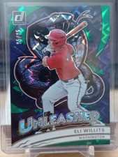 ELI WILLITS UNLEASHED GREEN EXPLOSION SP #25/25 - 2026 Donruss Baseball