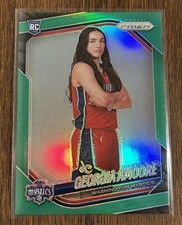 2025 Panini WNBA Prizm #103 Georgia Amoore RC Green Prizm - Washington Mystics