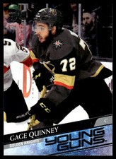2020-21 Upper Deck Young Guns Gage Quinney Vegas Golden Knights #454