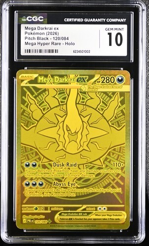 Mega Darkrai ex graded CGC 10 for sale on eBay